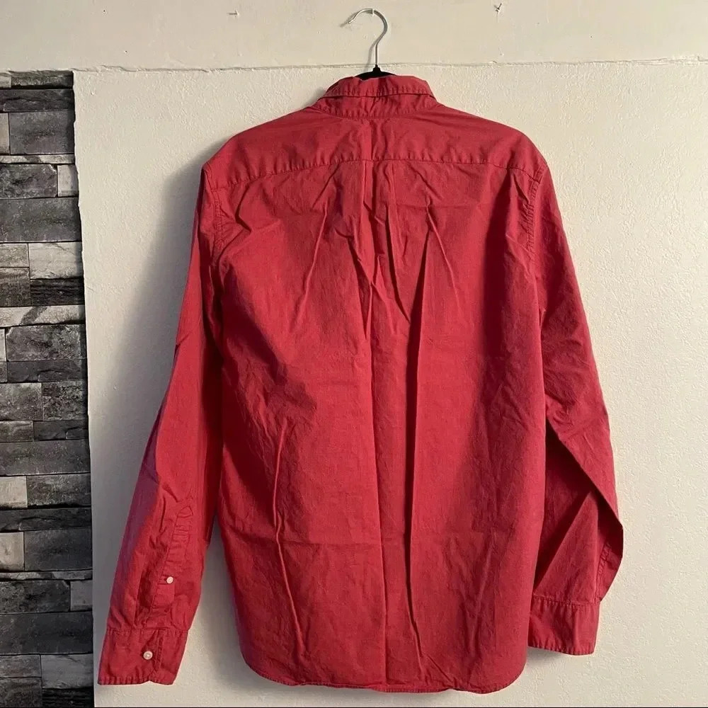JCrew red button down  - Picture 8 of 14